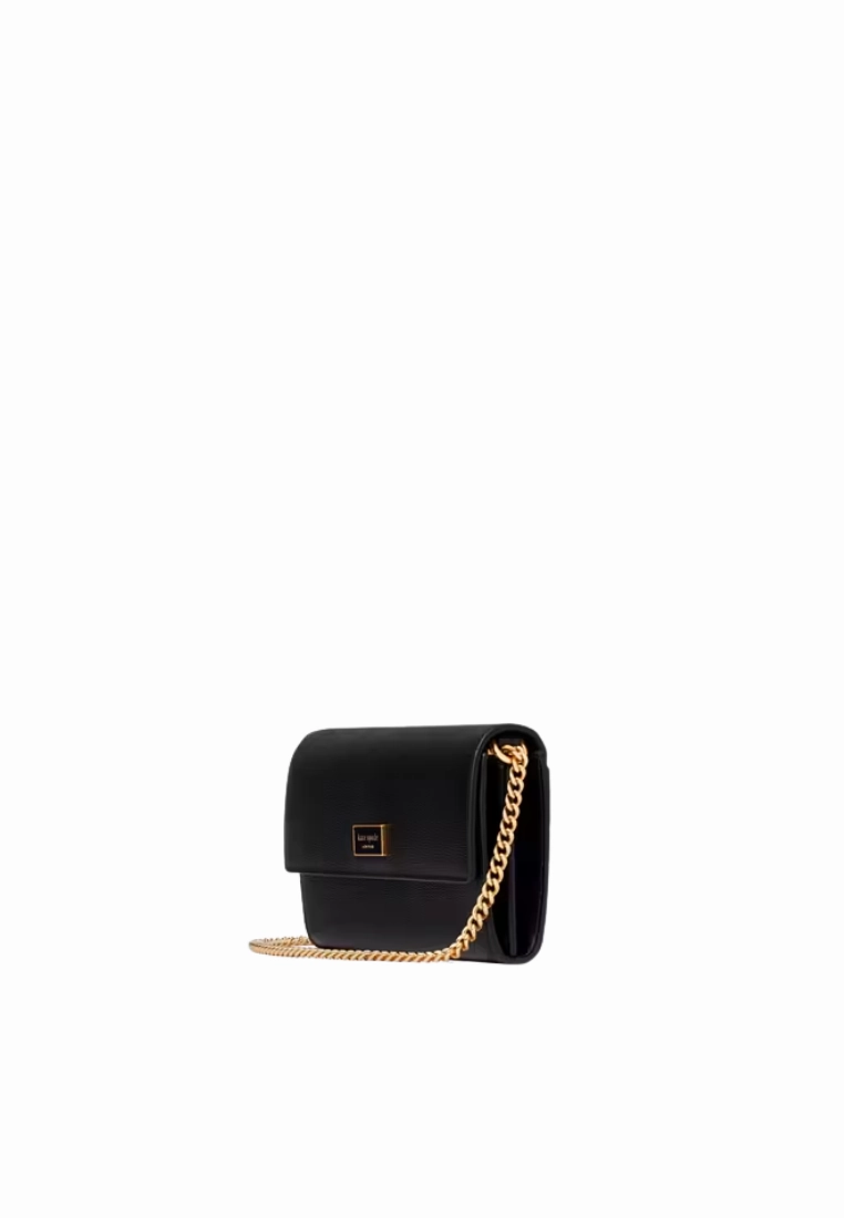 Kate Spade Katy Flap Continental Wallet Crossbody Bag In Black K8914