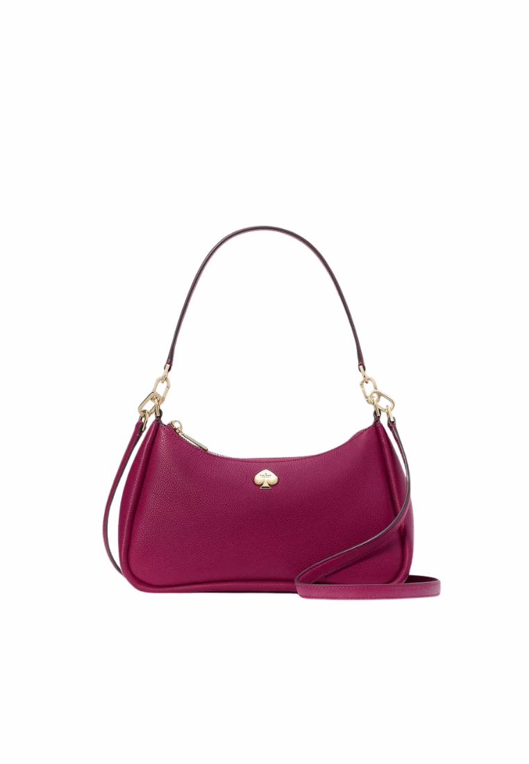 Kate Spade Kayla Small Convertible Shoulder Bag In Dark Raspberry KI904