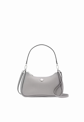 Kate Spade Kayla Small Convertible Shoulder Bag In Mountain Grey KI904
