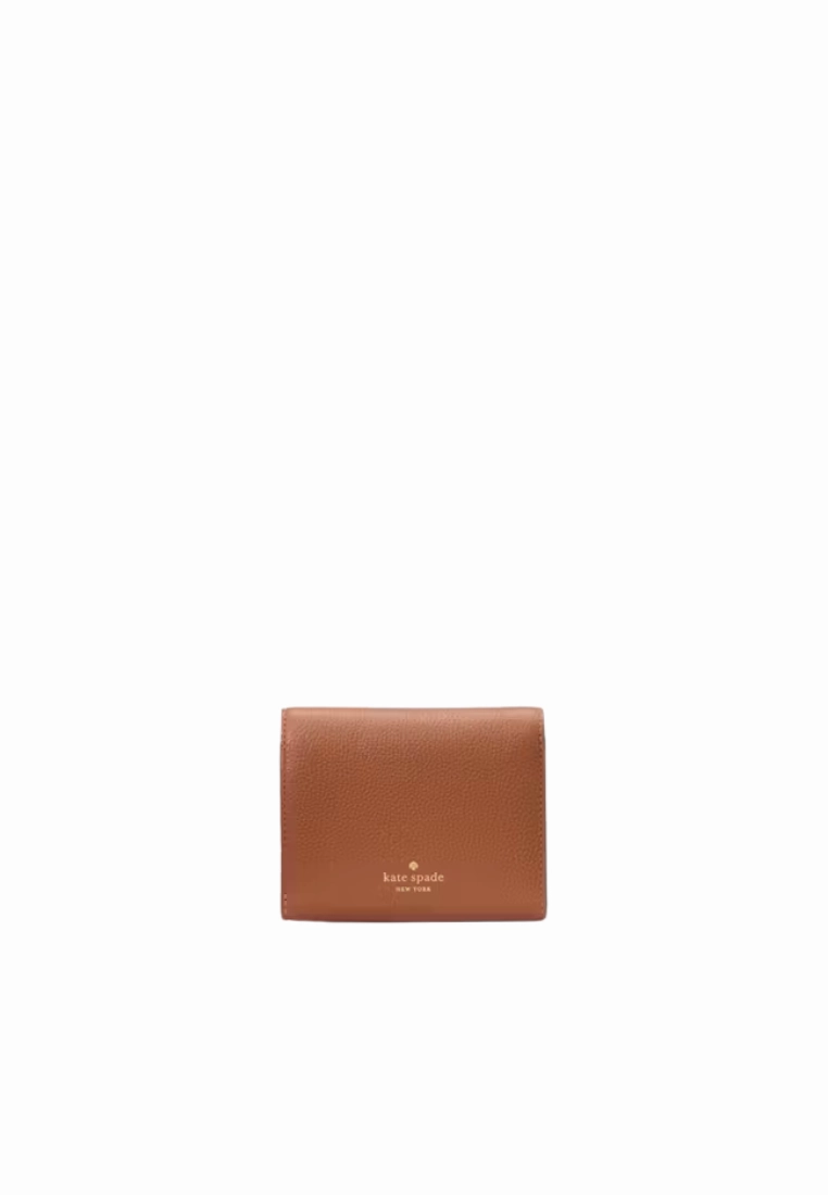 Kate Spade Kayla Small L-Zip Wallet In Warm Ginger KK056