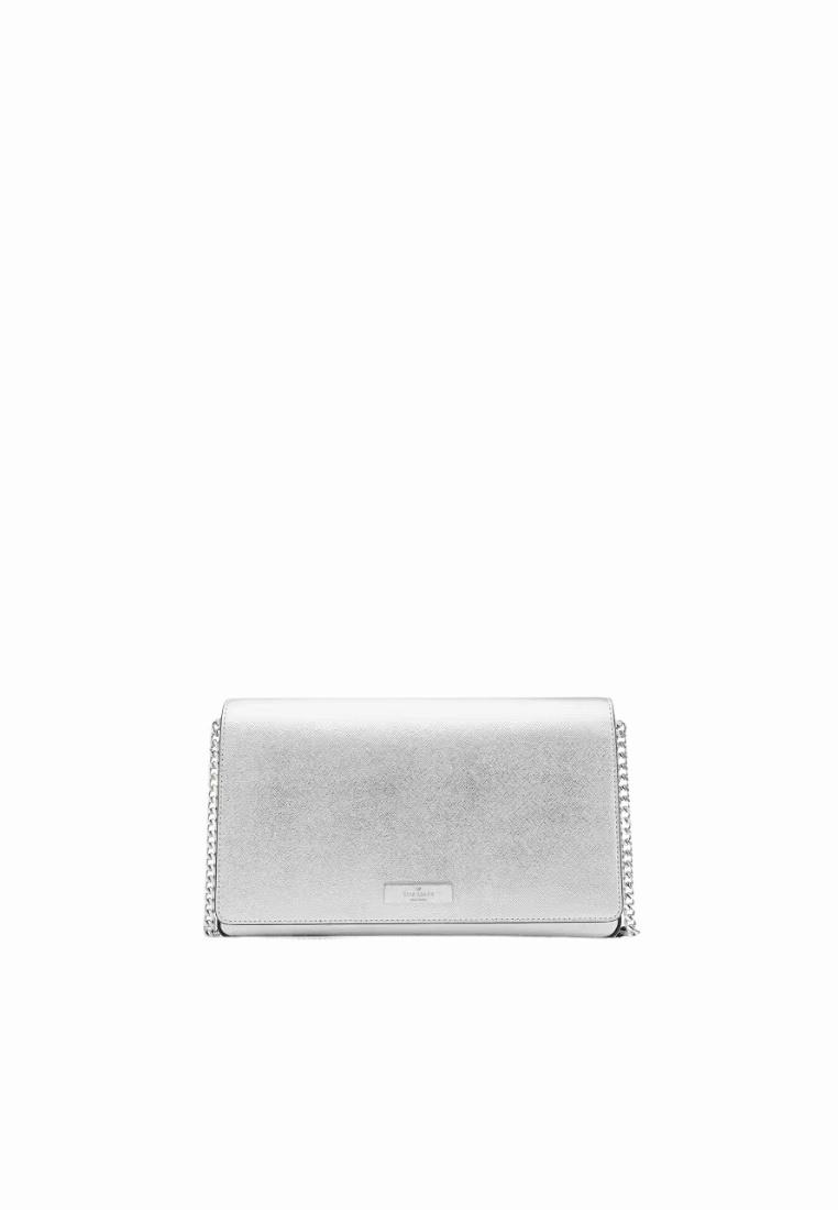 Kate Spade Kenzie Metallic Small Convertible Crossbody Bag In Lunar Light KI964
