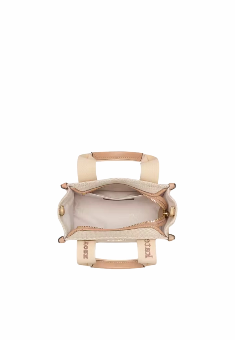 Kate Spade Kip Mini Canvas Tote Bag In Light Fawn KL062