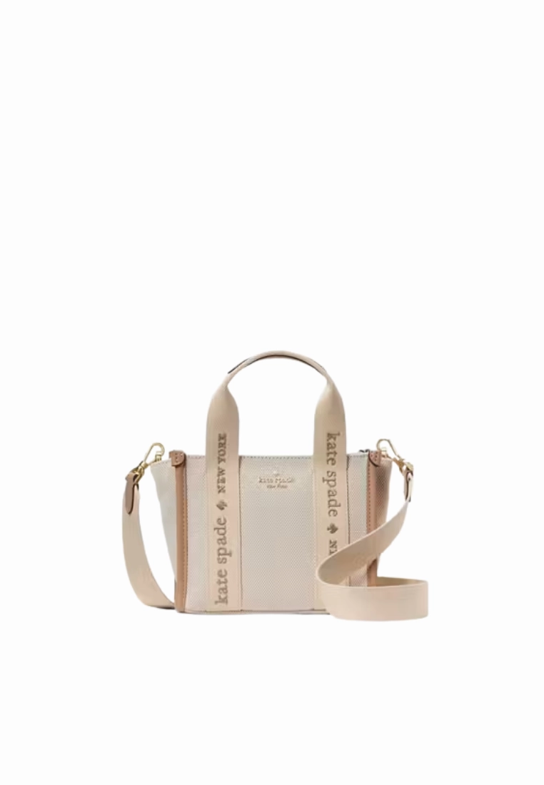 Kate Spade Kip Mini Canvas Tote Bag In Light Fawn KL062