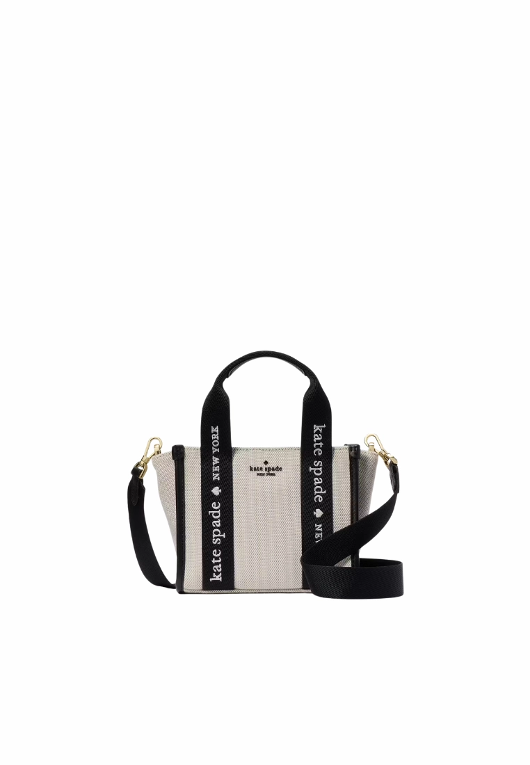 Kate Spade Kip Mini Canvas Tote Bag In Natural Multi KL062