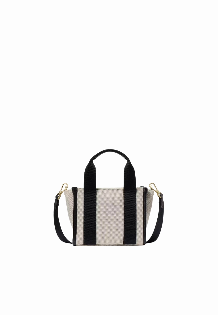 Kate Spade Kip Mini Canvas Tote Bag In Natural Multi KL062