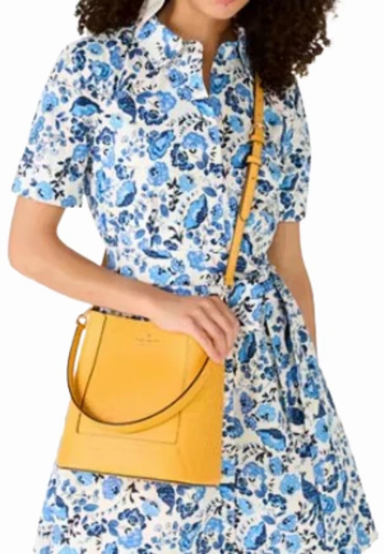 Kate Spade Lena Bucket Bag In Daffodil KH433