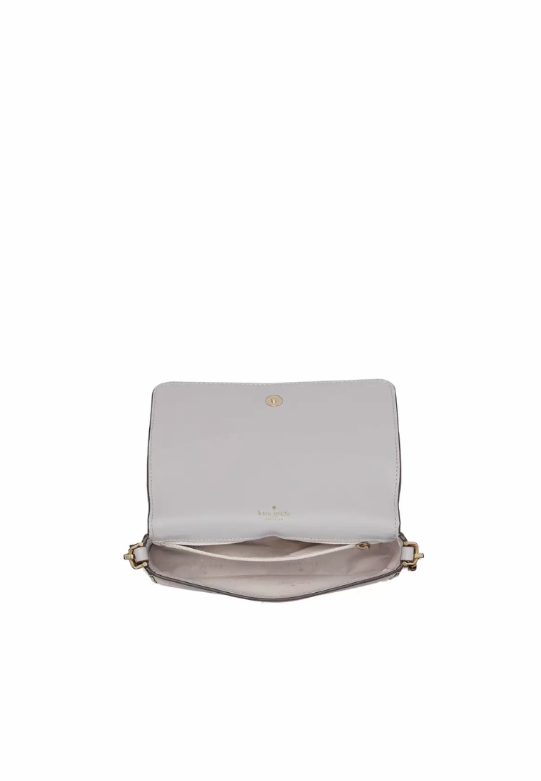 Kate Spade Lena Colorblock Mini Flap Crossbody Bag In Mountain Grey KH792