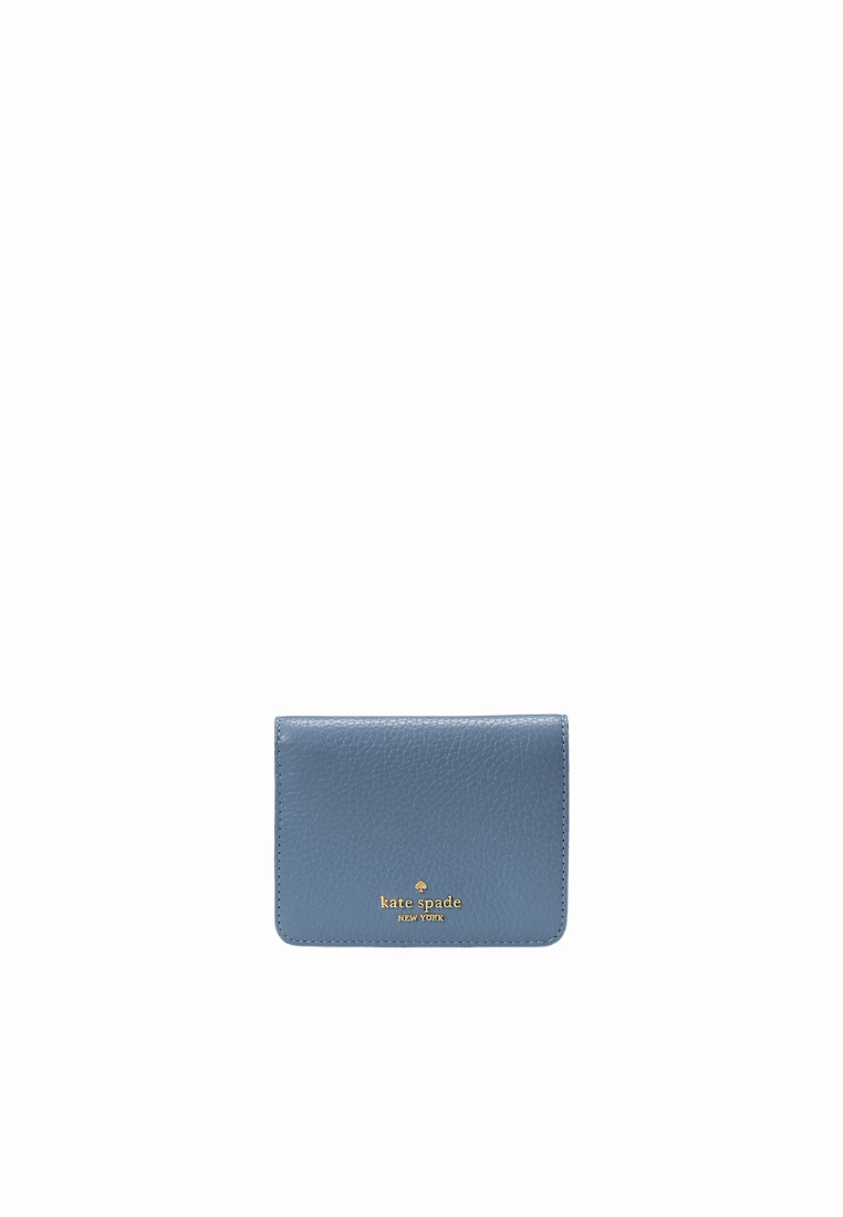 Kate Spade Lena Small Bifold Wallet In Blue Stone KH788