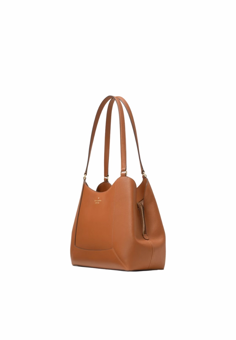Kate Spade Lena Triple Compartment Shoulder Bag In Warm Ginger KH435