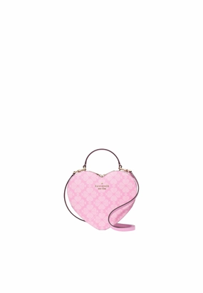 Kate Spade Love Shack Crossbody Bag Spade Flower Heart In Parisian Rose Kk155