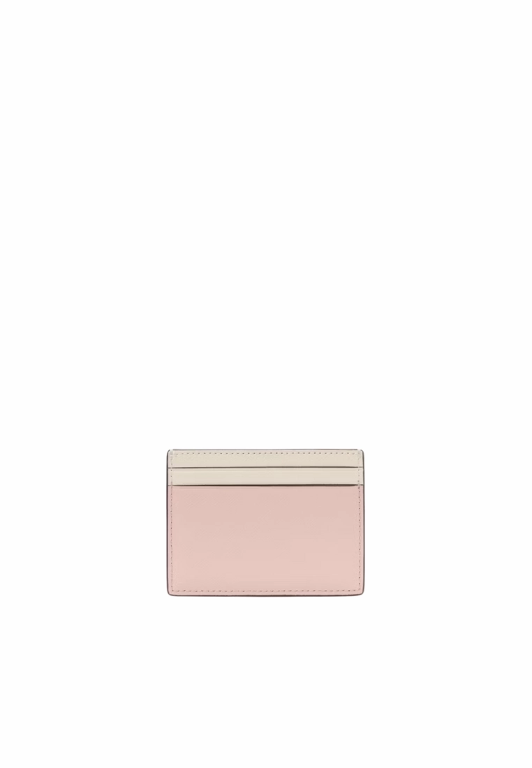Kate Spade Madison Colorblock Small Slim Card Holder In Rose Smoke KI369