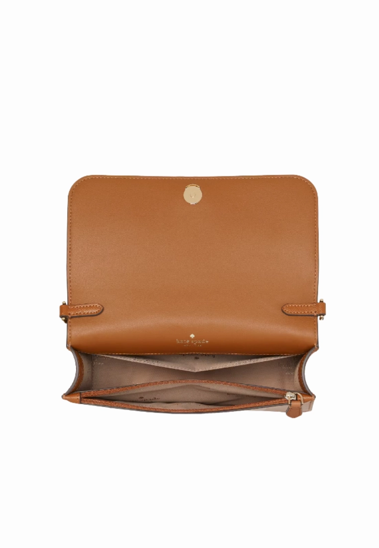 Kate Spade Madison Small Flap Crossbody Bag In Cavern Clay KC586