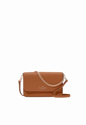Kate Spade Madison Small Flap Crossbody Bag In Cavern Clay KC586