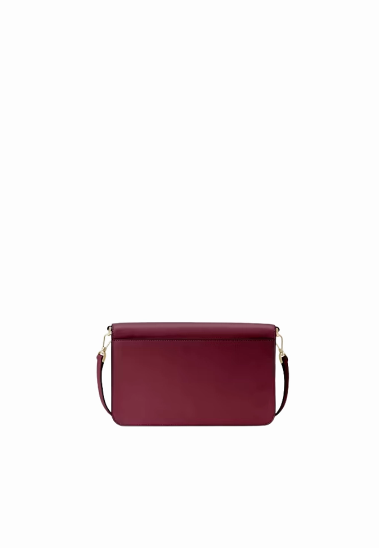 Kate Spade Madison Willow Medium Flap Crossbody Bag In Blackberry KC430