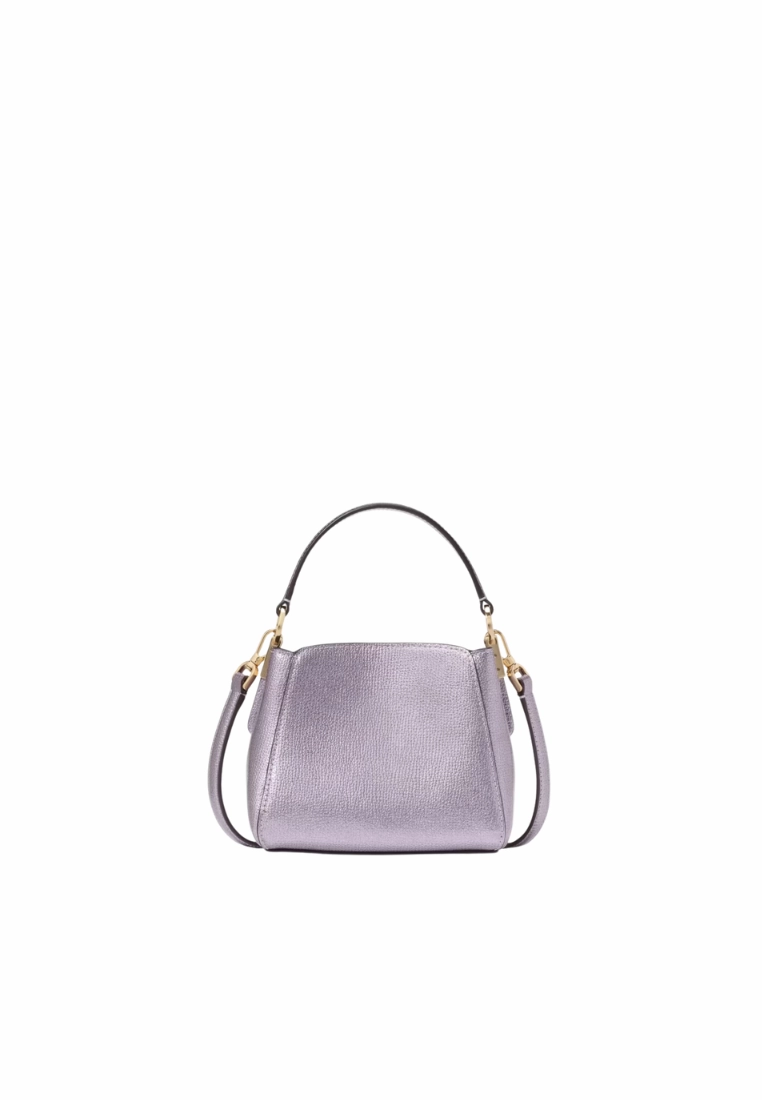 Kate Spade Phoebe Metallic Mini Top Handle Crossbody Bag In Light Candied KI943