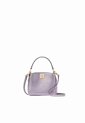 Kate Spade Phoebe Metallic Mini Top Handle Crossbody Bag In Light Candied KI943