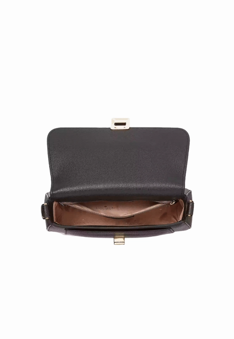 Kate Spade Phoebe Small Flap Crossbody Bag In Black KF554