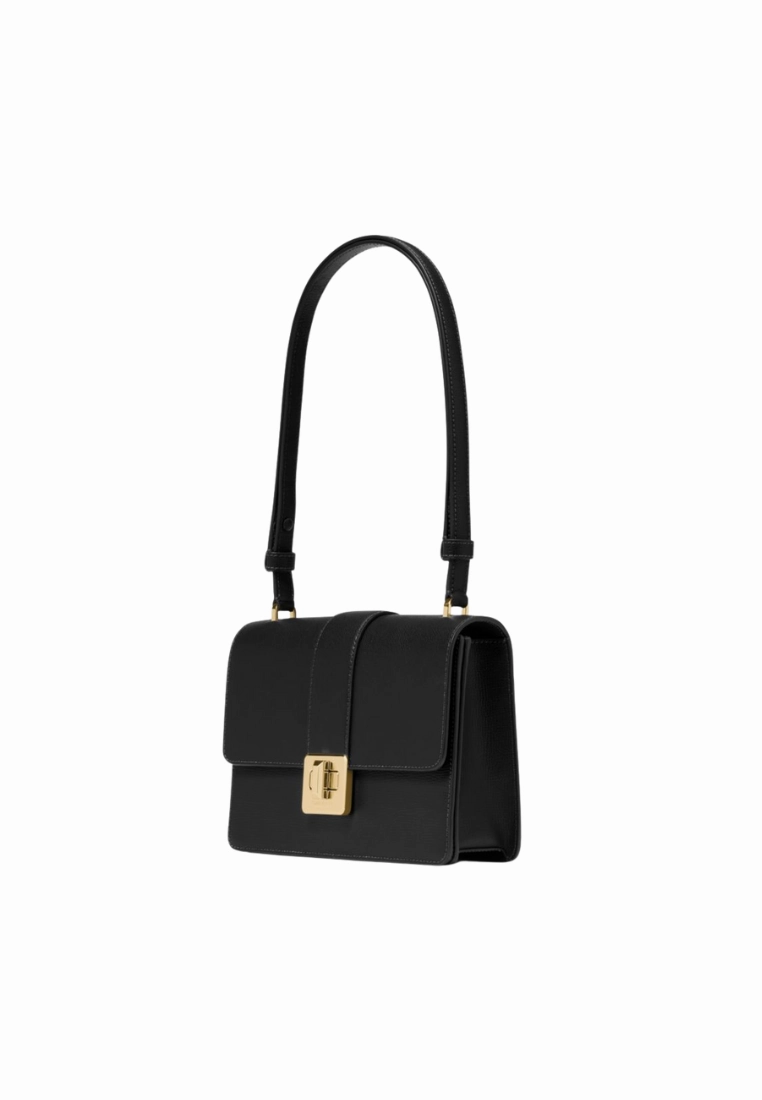 Kate Spade Phoebe Turnlock Shoulder Bag In Black KK123