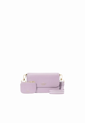 Kate Spade Rosie Small Flap Crossbody Bag In Violet KA646
