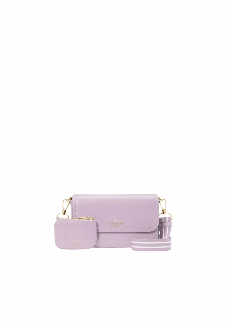 Kate Spade Rosie Small Flap Crossbody Bag In Violet KA646