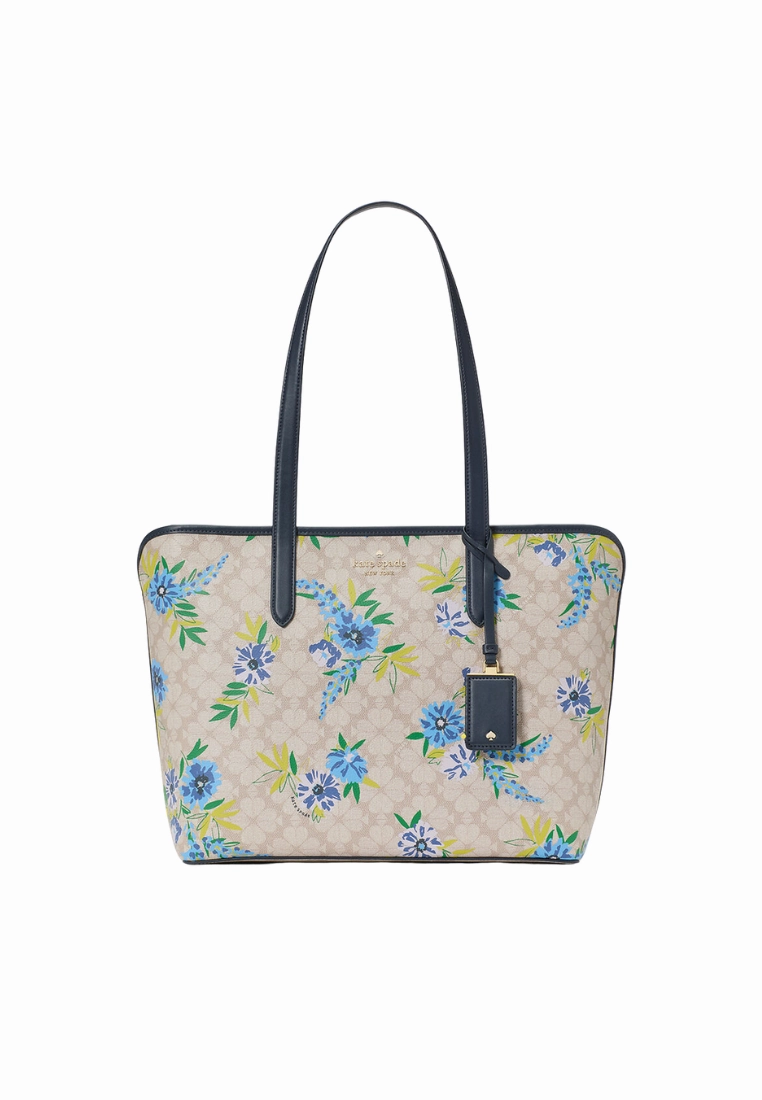 Kate Spade Spade Flower Large Tote Bag In Blazer Blue KL003Z