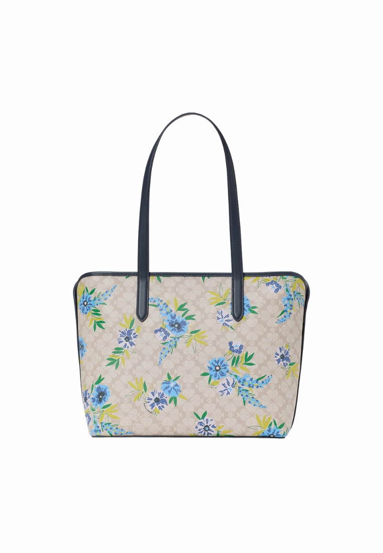 Kate Spade Spade Flower Large Tote Bag In Blazer Blue KL003Z