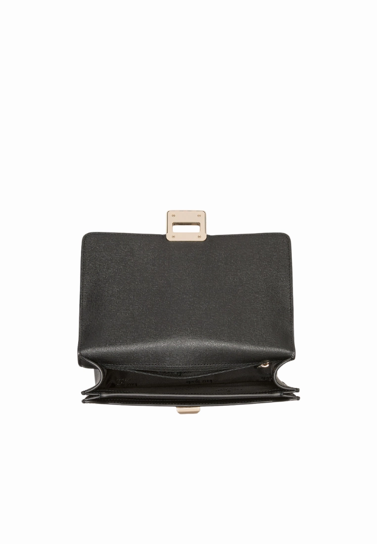 Kate Spade Spade Flower Small Shoulder Bag In Black KK999