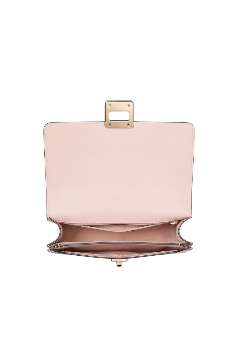 Kate Spade Spade Flower Small Shoulder Bag In Rose Smoke KK999