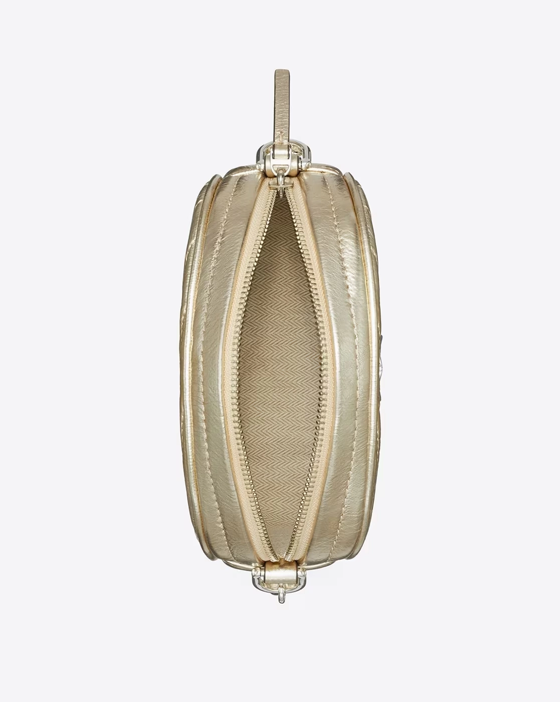 Kira Chevron Metallic Small Camera Bag