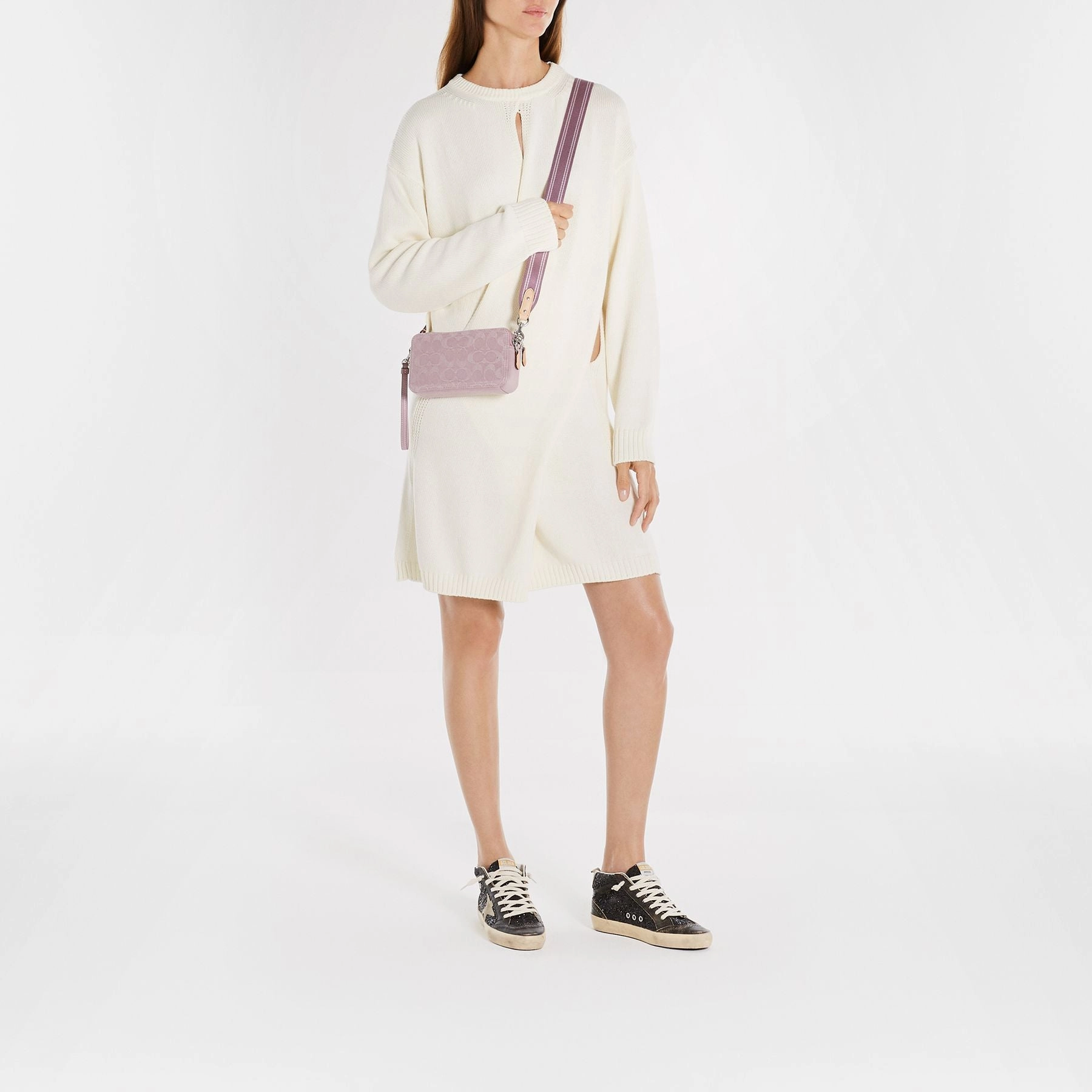 Kira Crossbody - Coach - Canvas - Mauve