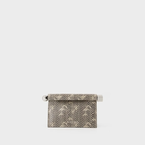 La Petite Pochette Rond Carr - Jacquemus - Leather - Animal print