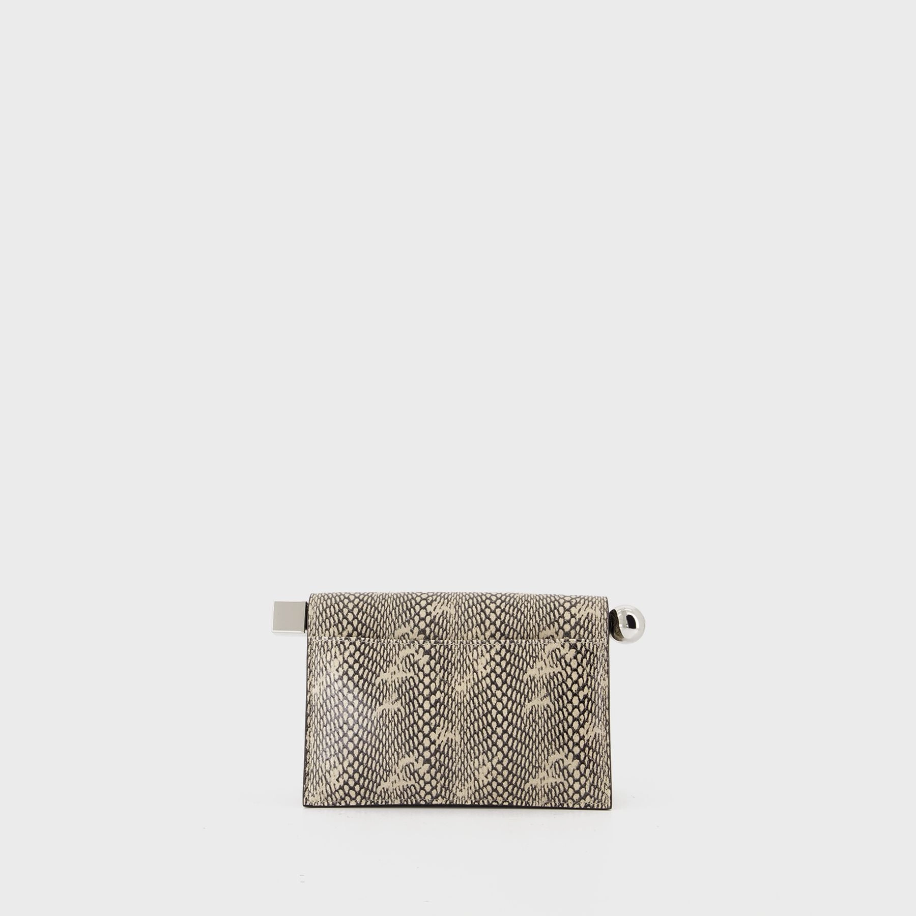 La Petite Pochette Rond Carr - Jacquemus - Leather - Animal print