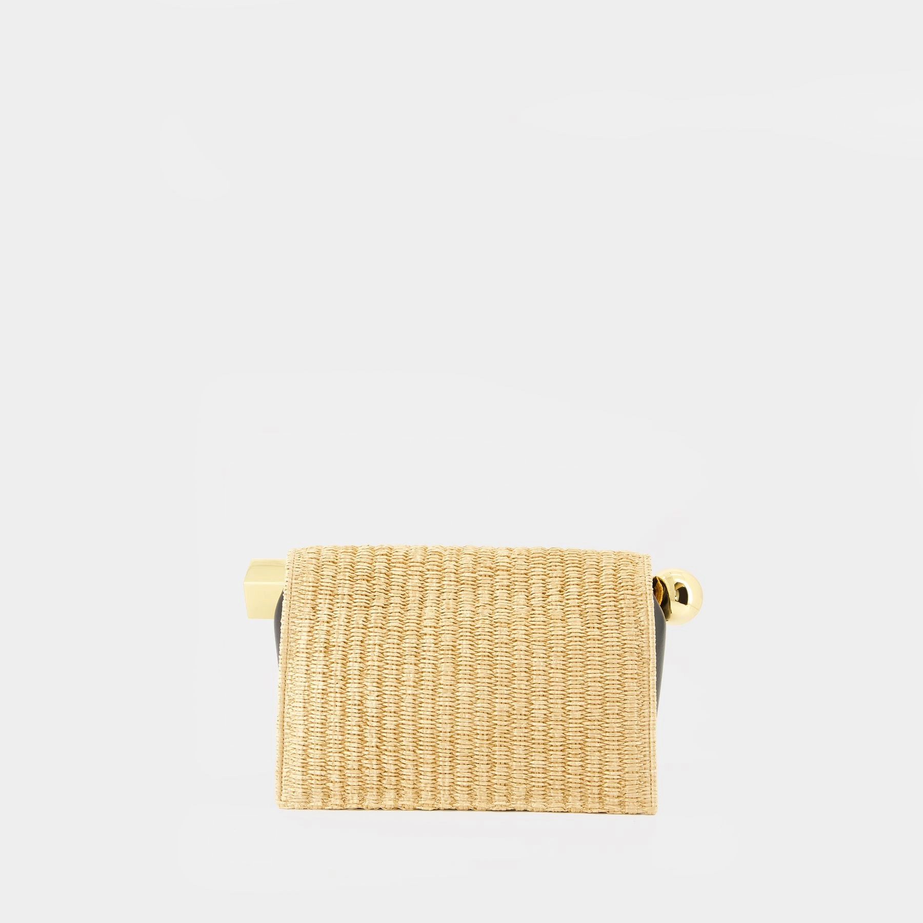 La Pochette Rond Carr - Jacquemus - Leather - Beige