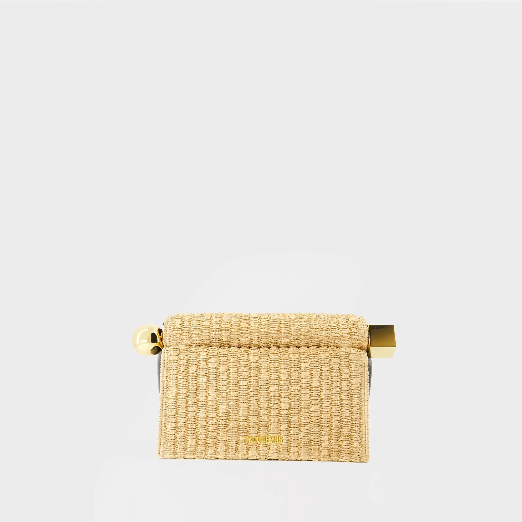 La Pochette Rond Carr - Jacquemus - Leather - Beige