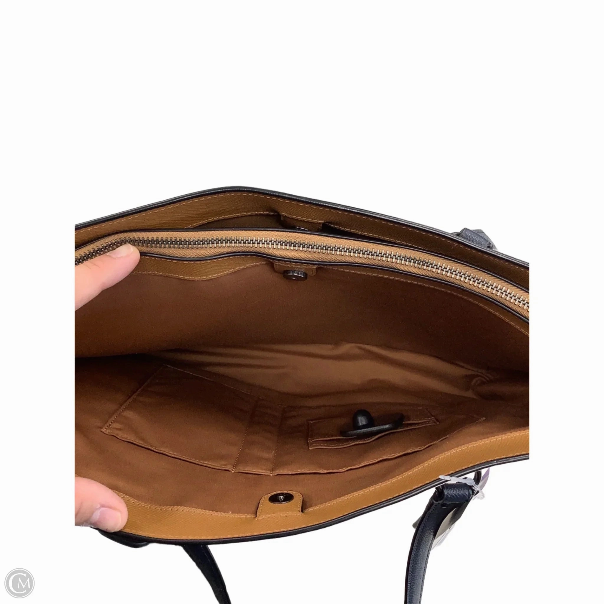 Laptop Bag Designer By Coach, Size: Large