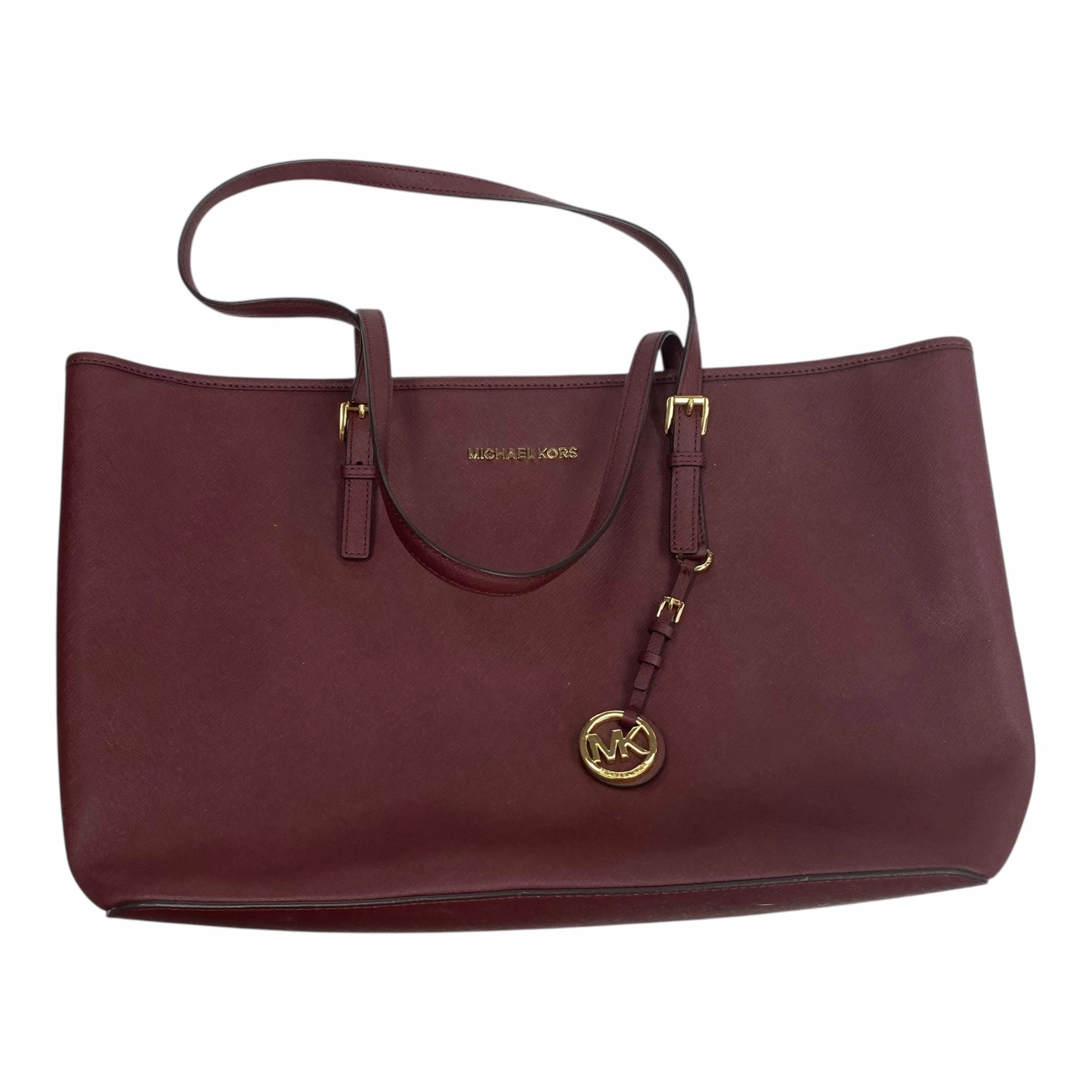 Laptop Bag Designer By Michael Kors In Maroon, Size:Medium