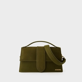 Le Bambinou Bag - Jacquemus - Leather - Khaki Fonc