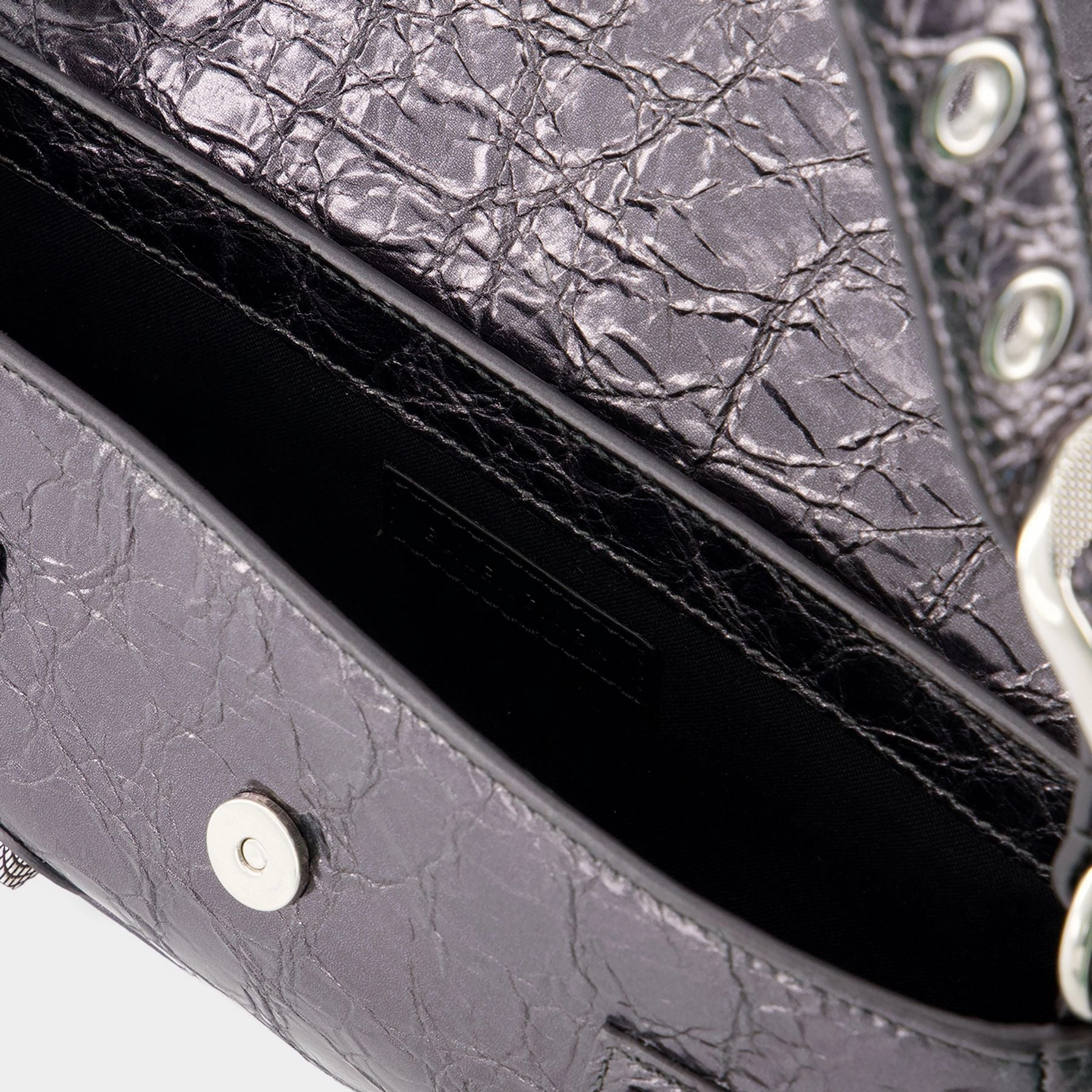 Le Cago Sling Xs Shoulder Bag - Balenciaga - Leather - Grey