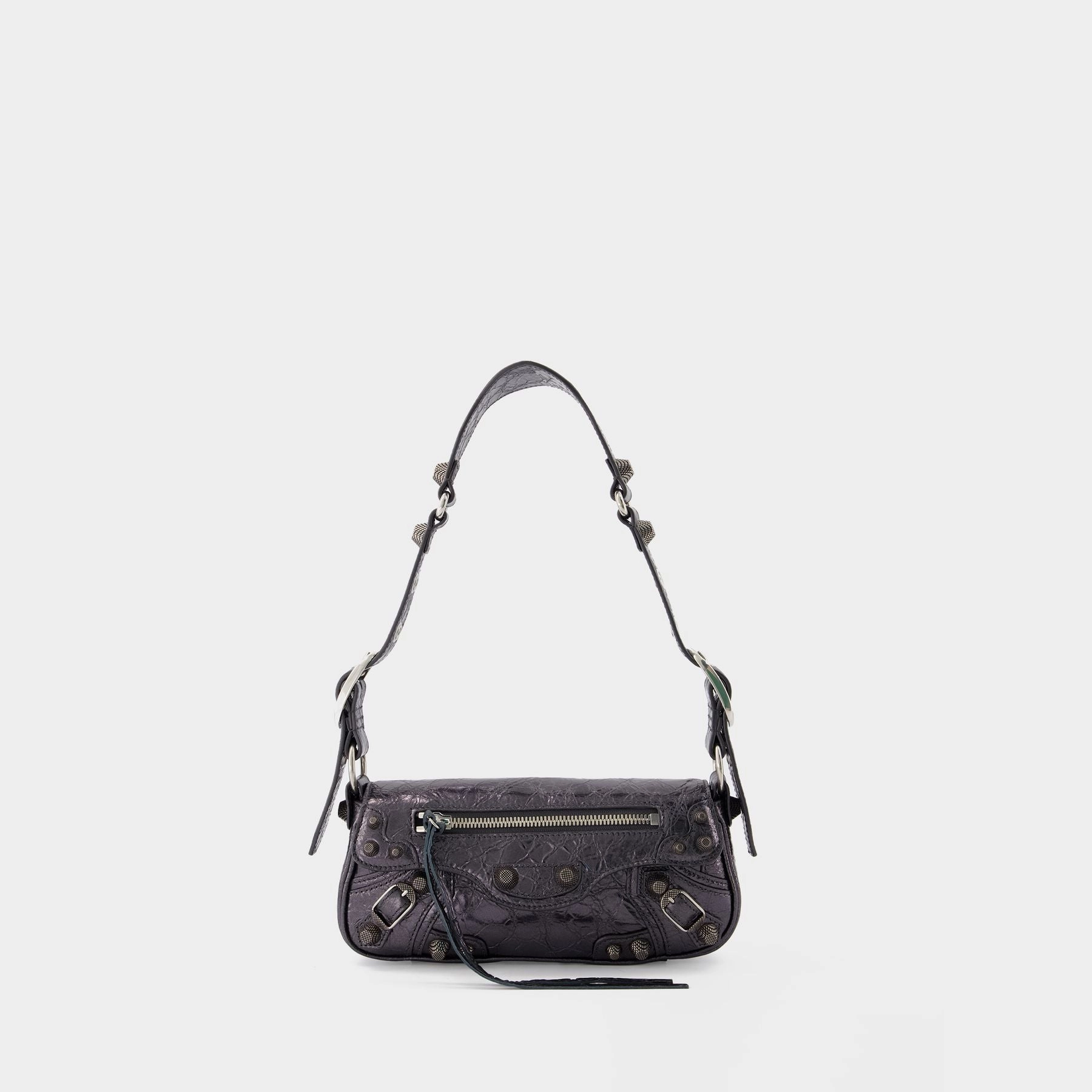 Le Cago Sling Xs Shoulder Bag - Balenciaga - Leather - Grey