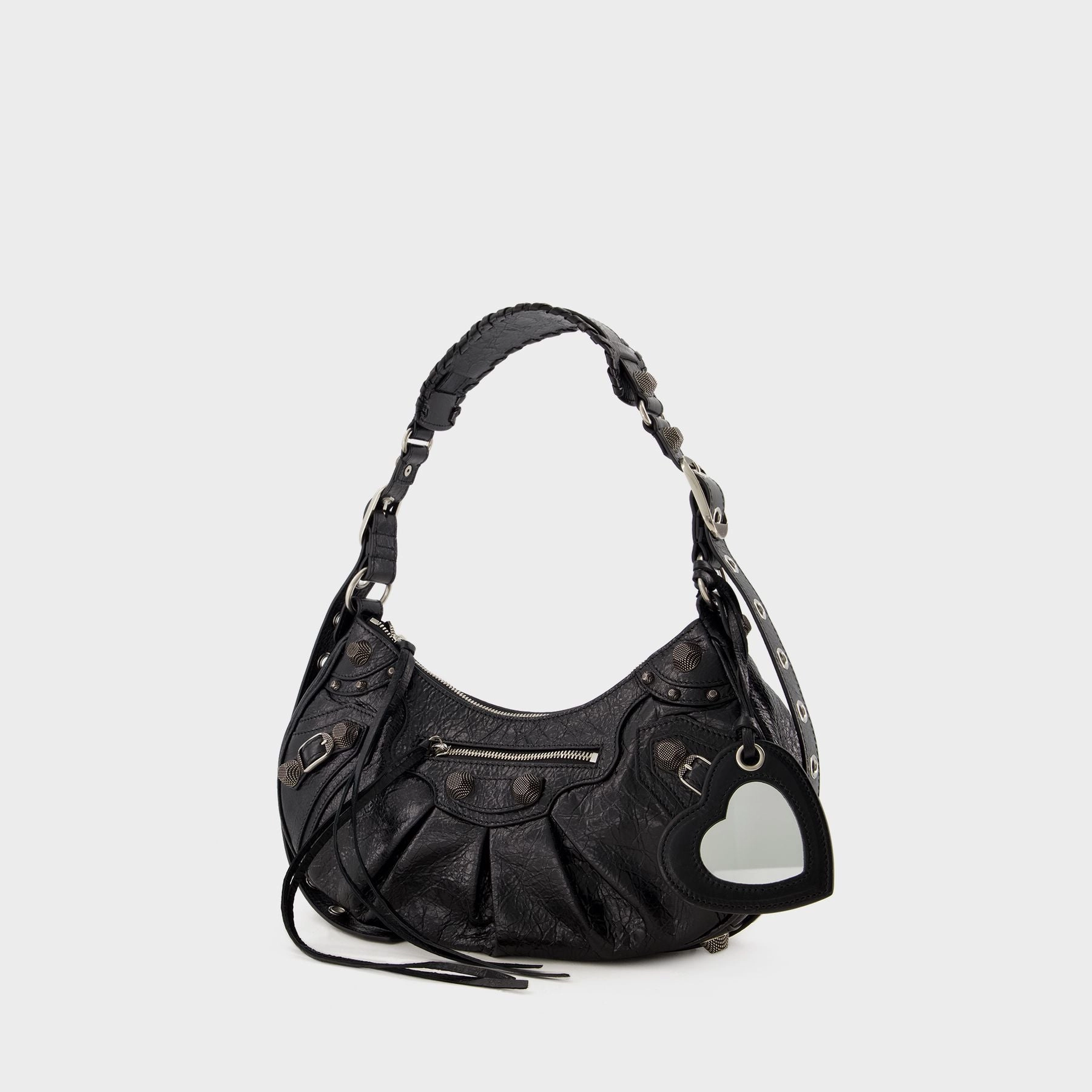 Le Cagole Bag S in Black Leather