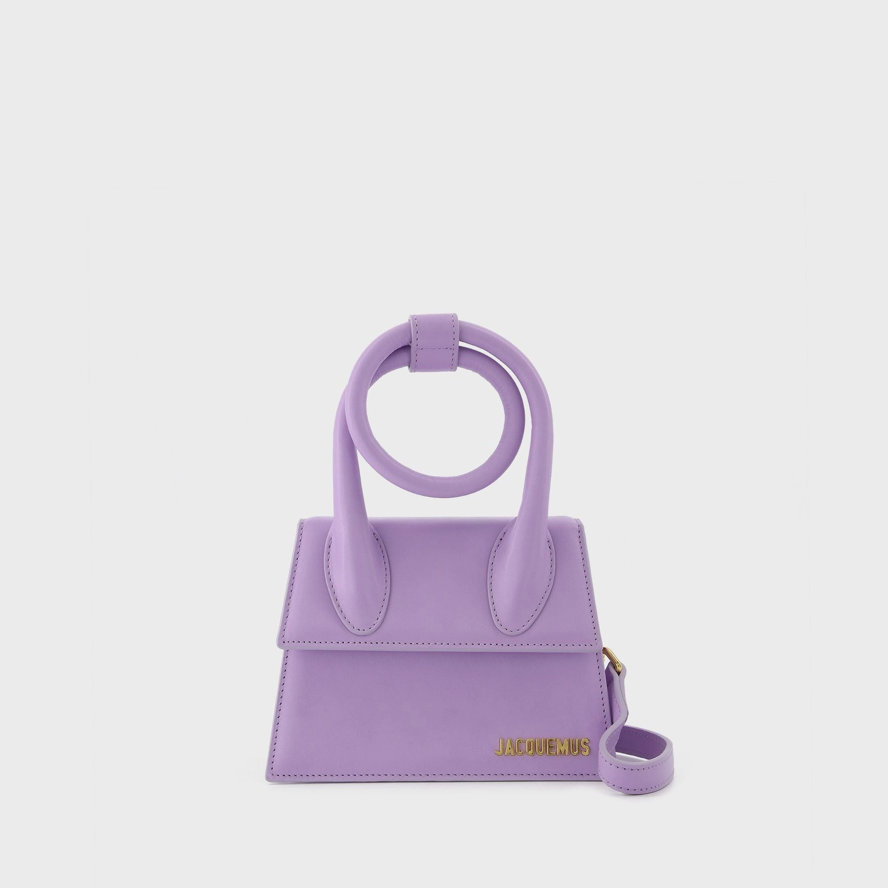 Le Chiquito bag Nud in Purple Leather