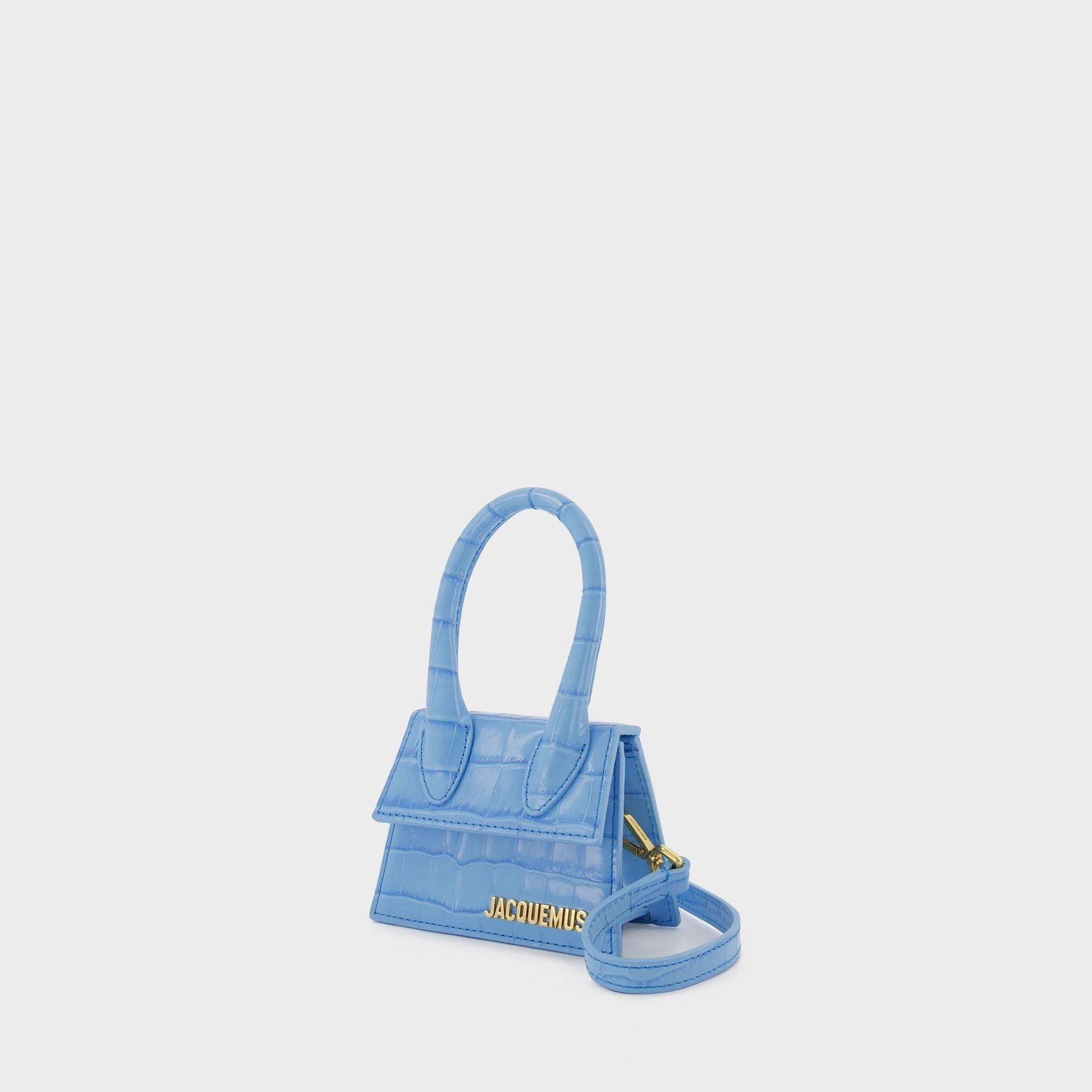 Le Chiquito Crossbody - Jacquemus -  Blue - Leather