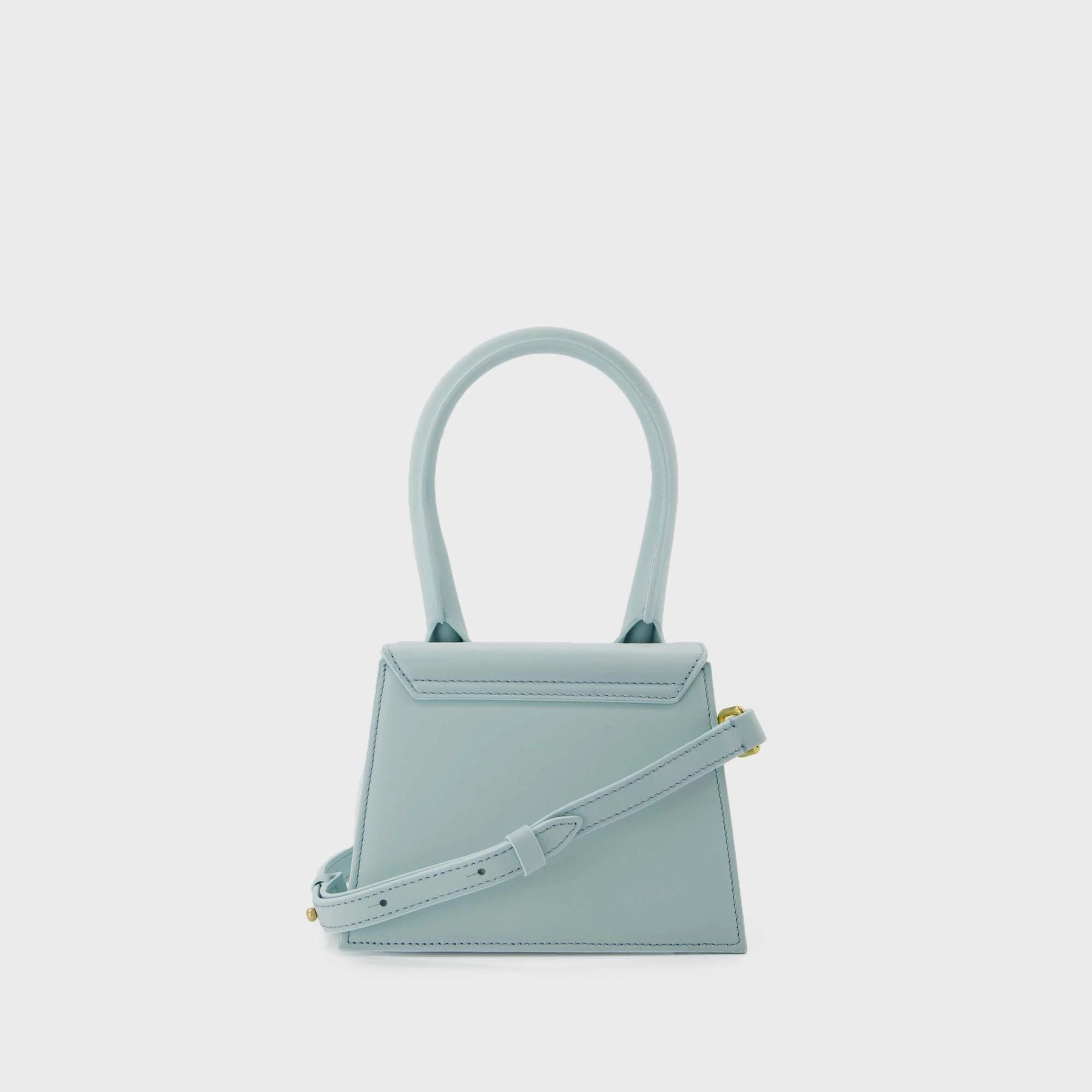 Le Chiquito Moyen Bag - Jacquemus -  Blue Pale - Leather