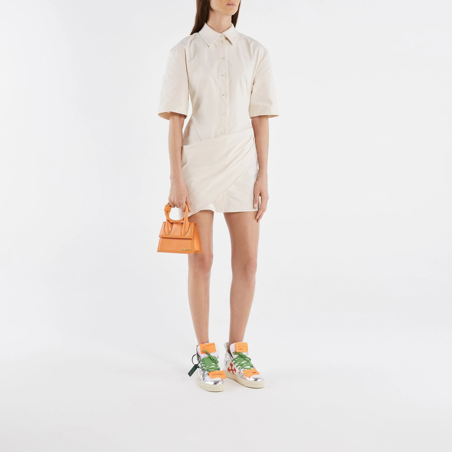 Le Chiquito Noeud Bag - Jacquemus - Orange - Leather