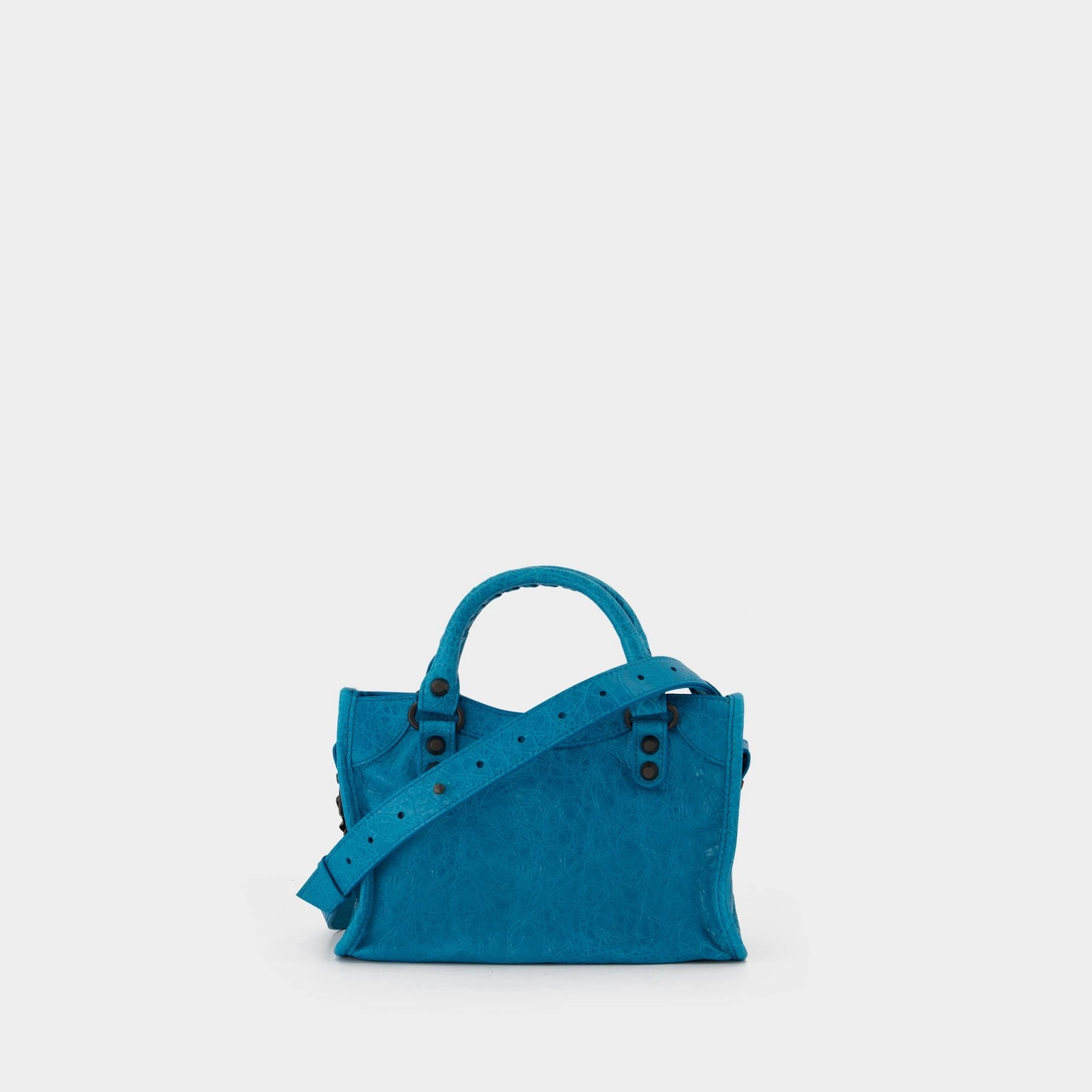 Le City Mini Crossbody - Balenciaga - Leather - Blue