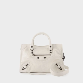 Le City Small Purse - Balenciaga - Leather - White