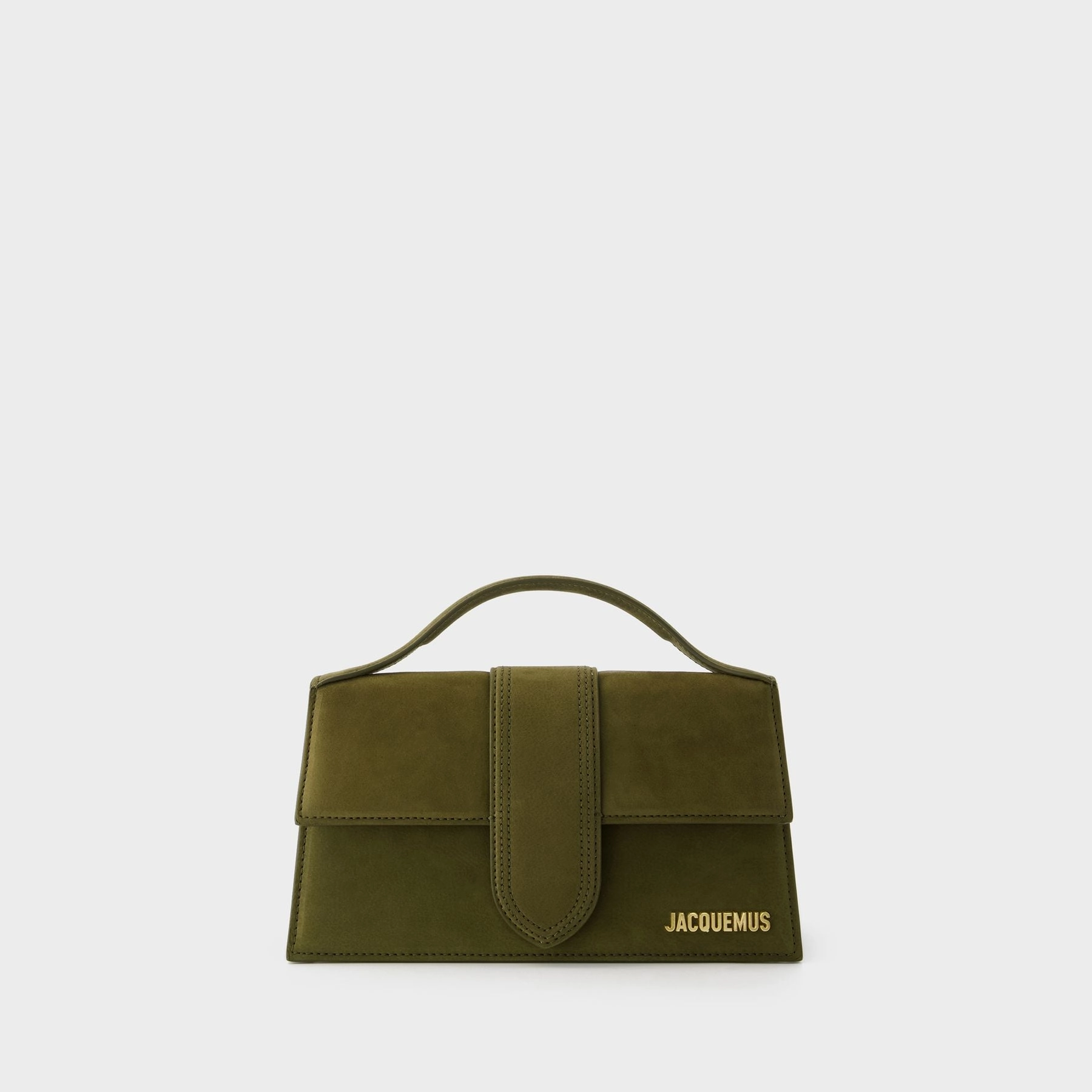 Le Grand Bambino Bag - Jacquemus - Leather - Dark Khaki