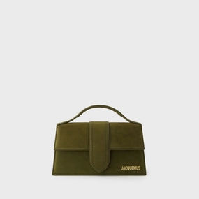 Le Grand Bambino Bag - Jacquemus - Leather - Dark Khaki