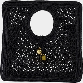 Le Petit Carre Spiaggia Shopper Bag - Jacquemus - Others - Black