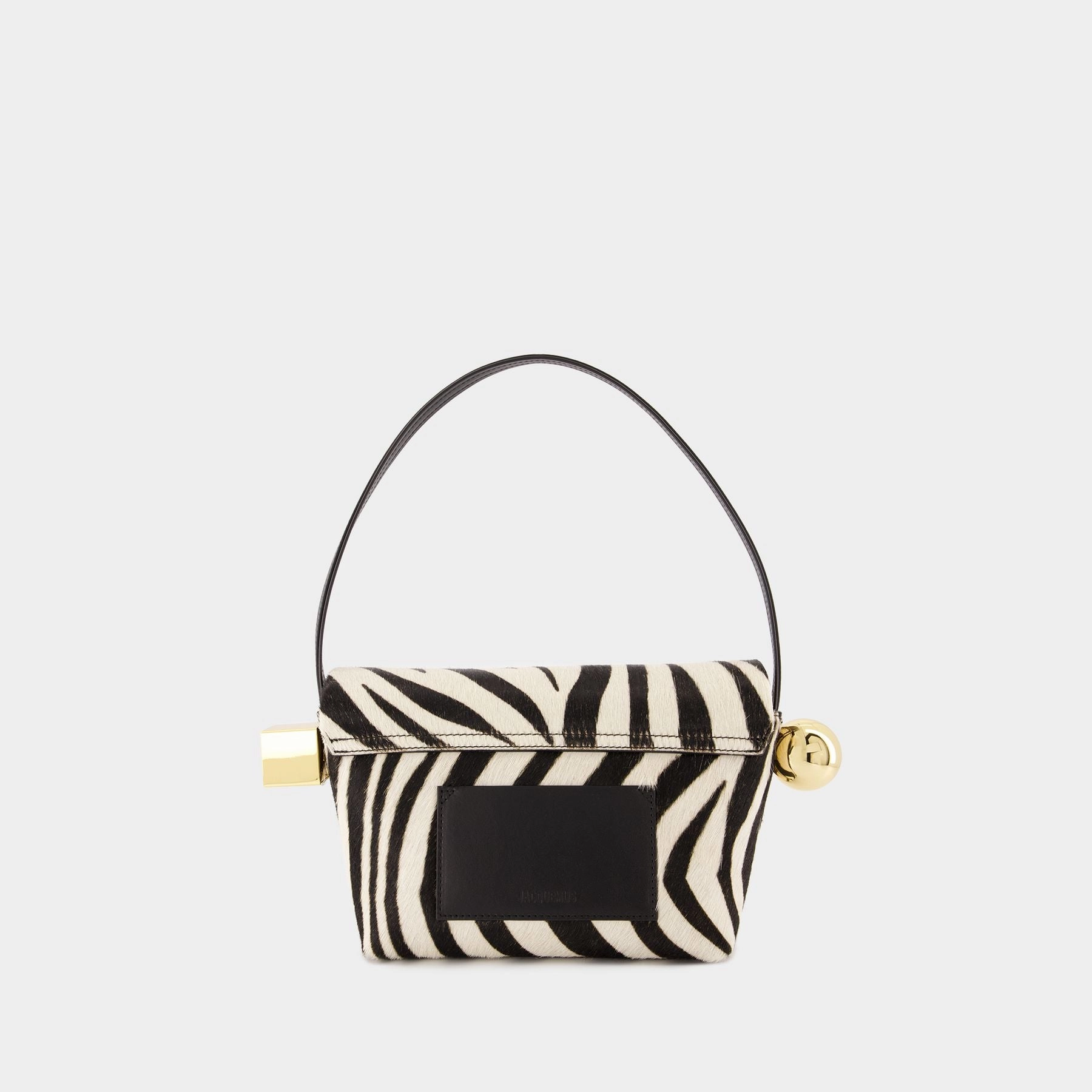 Le Rond Carre Bag - Jacquemus - Leather - Black